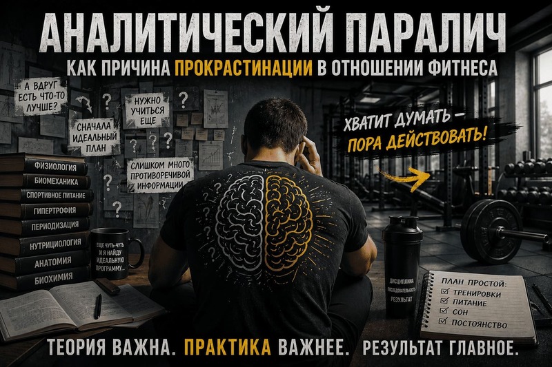 Как преодолеть аналитический паралич в фитнесе